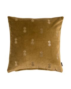 Velvet Pineapple Kissen khaki 45x45cm 