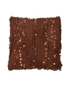 Boston kussen bruin 45x45cm 