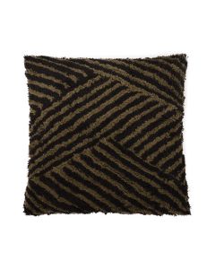 Kingston Cushion green black 45x45cm 