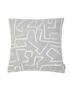 Roy Chenille coussin gris claire 45x45cm 