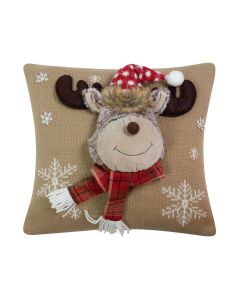Knitted Rudolf 2 kussen beige 40x40cm 