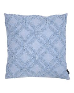 Annika Kussen stonewash blauw 45x45cm