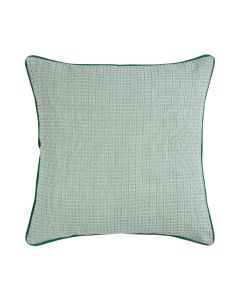 Hyacinth Cushion waffle green 45x45cm