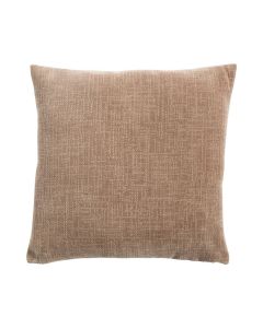 Cushion Empress velvet slub taupe 45x45cm