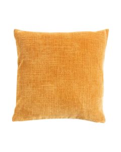 Cushion Empress velvet slub ochre 45x45cm