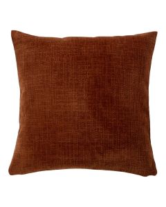 Kussen Empress fluweel slub terra 45x45cm