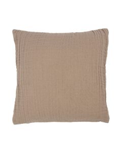Nova Kussen Mousseline taupe 45x45cm