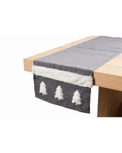 Finn Tafelloper grijs 40x150cm 