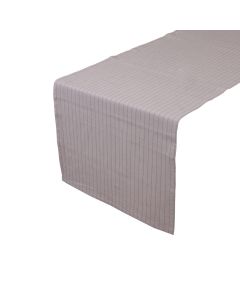 Pinstripe Tischläufer Silber Grau 50x140cm
