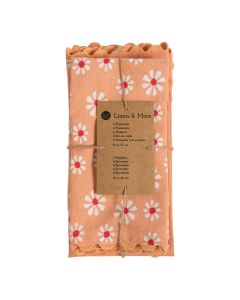 Daisy Flowers Küchensatz 35x50/40x40cm Orange (set of 8) 