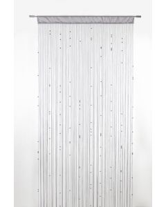 Helena Pearls Rideau fils gris clair 90x250cm 