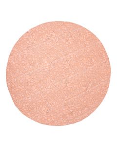 Daisy Flowers Tischdecke Tekstil Orange rund 160cm 