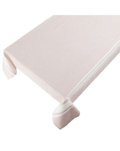 New French Tablecloth Textile linen pink 140x250cm 