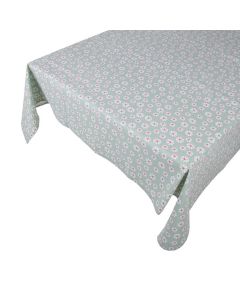 Daisy flowers Tablecloth Textile green 140x250cm 