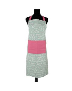 Daisy flowers Apron green 75x90cm 