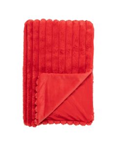 Montreal plaid rood 140x200cm