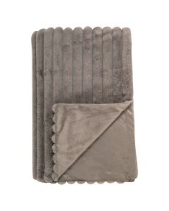 Montreal plaid grijs 140x200cm 