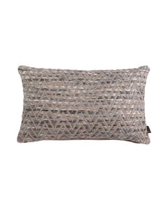 Tye&Dye Acrylic Zigzag Kissen grau 30x50cm 