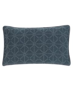 Graphic Stonewash Cushion blue 30x50cm 