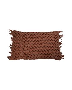 Vigo coussin brun 30x50cm 