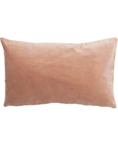 Velvet Chambray kussen roze 30x50cm 