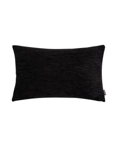 Coco Chenille Kissen schwarz 30x50cm