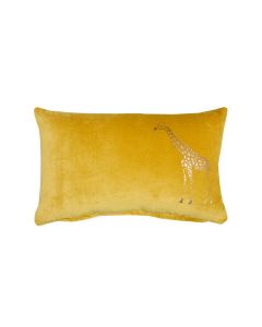 Giraffe Foil coussin jaune 30x50cm 