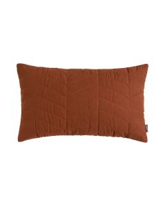 Wide Zigzag Kissen rotBraun 30x50cm