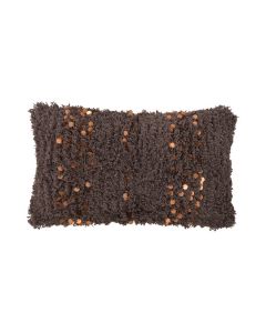 Boston coussin gris foncé 30x50cm 