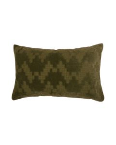 Twisted Brooklyn Kissen Grün 30x50cm 