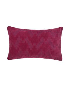 Twisted Brooklyn kussen magenta 30x50cm 