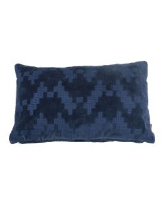 Twisted Brooklyn kussen blauw 30x50cm 