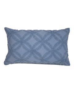Annika Kissen stonewash Blau 30x50cm