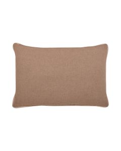 Velvet Wool Cushion brown 40x60cm