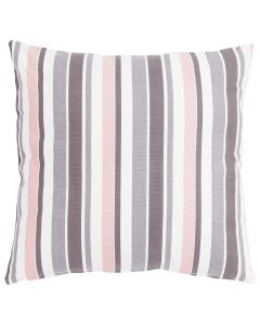Happy Stripe Kissen rosa grau 60x60cm 