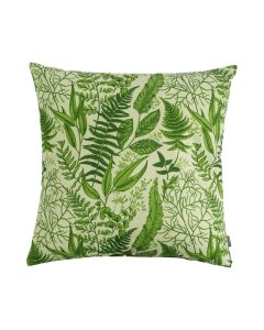 Fern Print Kissen Grün 60x60cm 