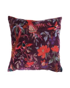 Paradise kussen donker berry 60x60cm 