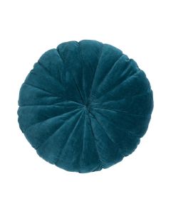 Flower Cushion blue dia40x12cm 