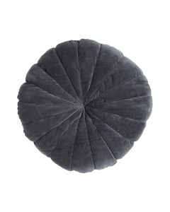 Flower Kissen grau dia40x12cm