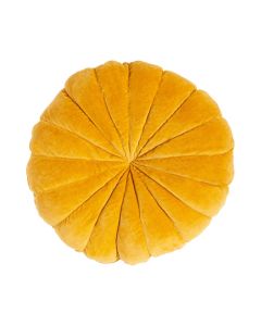 Flower Kissen Gelb dia40x12cm 