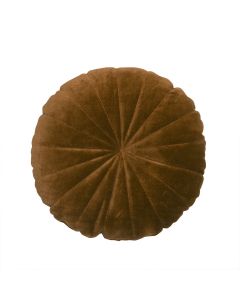Flower Kissen rotBraun dia40x12cm 