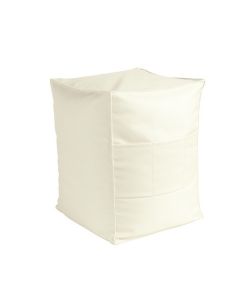 St. Tropez Outdoor Pouf cream 40x40x50cm