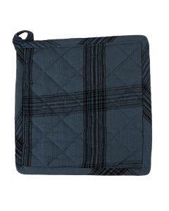 Black Check Manique mirage bleu 20x20cm 