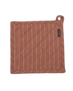 Pinstripe Topflappen cafe braun 20x20cm 
