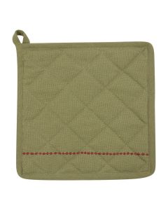 Gina Pannenlap Onderzetter rond groen 20cm 