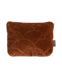 Waves Henna Kulturbeutel bruin 18x23cm