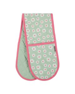 Daisy Flowers dubbel Ovenwant groen 18x85cm 