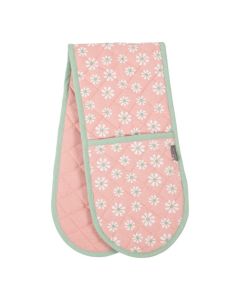 Daisy flowers Double Oven Mitt pink 18x85cm 
