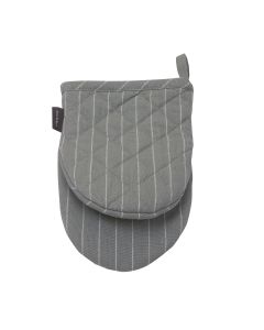 Pinstripe Mini Oven Mit green blue 14x20cm (set of 2) 