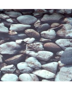 Rocks Pvc Wachstuch Grau 135cmx30mtr (rolled)